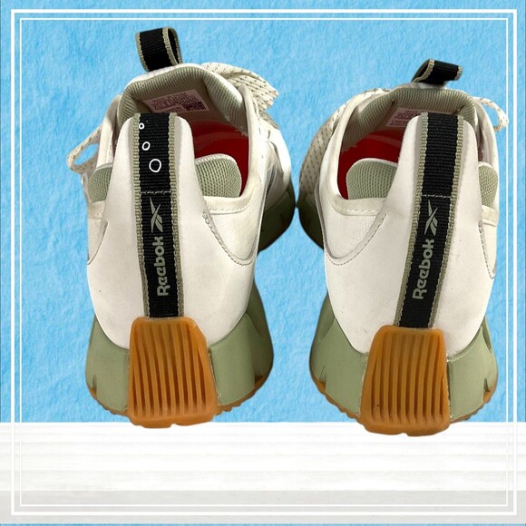 Reebok Zig Dynamica 4 Running Women's Sneakers White/Green Size 7.5 30106WWKV - Picture 3 of 12